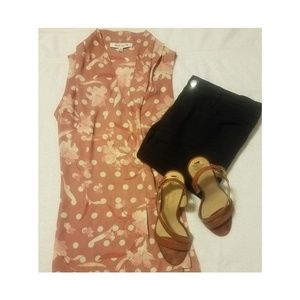 Rose+Olive flowy top